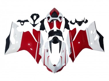 Comprar Carenados Moto Ducati 1199 2011-2014 - Blanco Rojo Negro Brillante