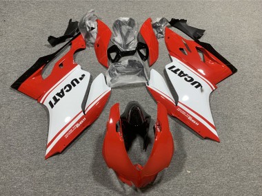 Comprar Carenados Moto Ducati 1199 2011-2014 - Rojo Blanco Negro Brillante