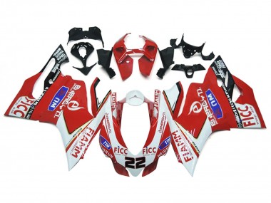 Comprar Carenados Moto Ducati 1199 2011-2014 - Blanco Rojo Negro Brillante Fiamm Ficc 22
