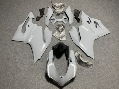 Comprar Carenados Moto Ducati 1199 2011-2014 - Nardo Gris Claro Blanco Corse