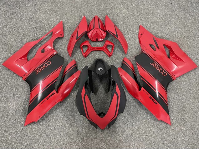 Comprar Carenados Moto Ducati 999 2003-2004 - Rojo Negro Brillante Corse