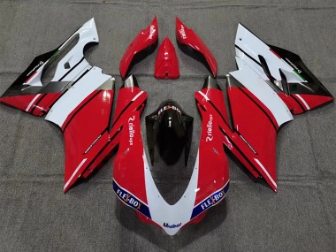 Comprar Carenado Moto Ducati 959/1299 2015-2020 - Blanco Rojo Negro Brillante Unibat Flex-Box