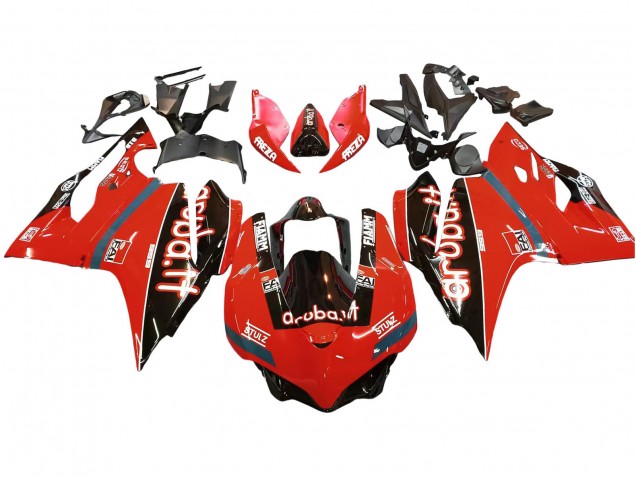 Comprar Carenados Moto Ducati 959/1299 2015-2020 - Rojo Negro Brillante Fiamm