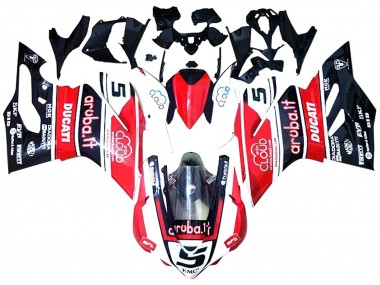 Comprar Carenados Moto Ducati 959/1299 2015-2020 - Blanco Rojo Negro Brillante Aruba 5