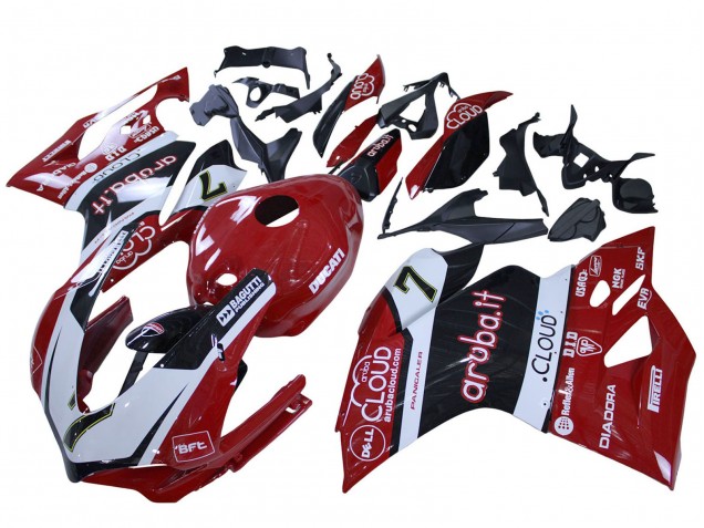 Comprar Carenados Moto Ducati 959/1299 2015-2020 - Blanco Rojo Negro Aruba 7