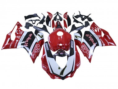 Comprar Carenados Moto Ducati 959/1299 2015-2020 - Blanco Rojo Negro Aruba 7