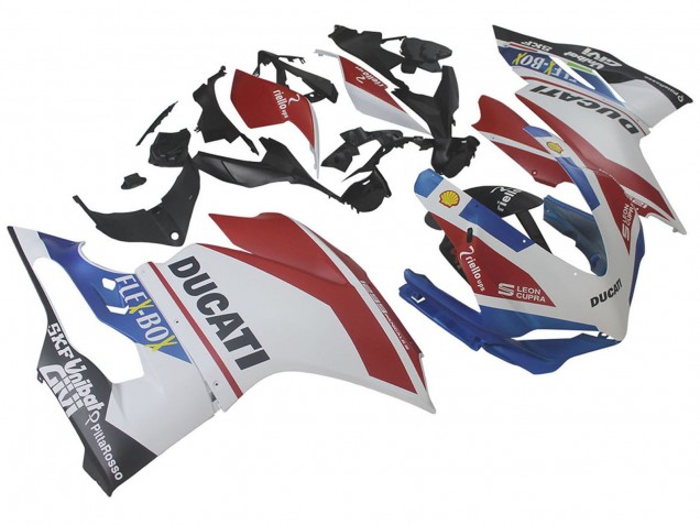 Comprar Carenados Moto Ducati 1299 2015-2020 - Blanco Rojo Azul Negro Mate Unibat Flex-Box