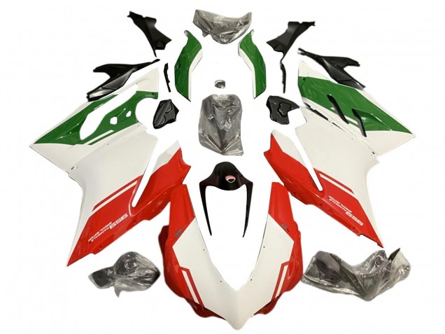 Comprar Carenados Moto Ducati 959 2015-2020 - Blanco Rojo Verde
