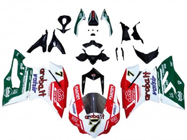 Comprar Carenados Moto Ducati 959/1299 2015-2020 - Blanco Rojo Verde Valsir Fiamm 7