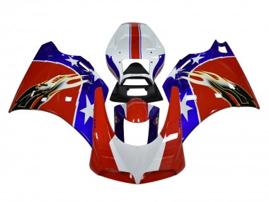 Comprar Carenados Moto Ducati 748/916/996/998 1993-2005 - Blanco Rojo Azul Negro Llama