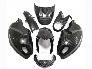 Comprar Carenados Moto Ducati Monster 696 796 1100 1100S 2008-2012 - Negro FibraCarbono Estilo