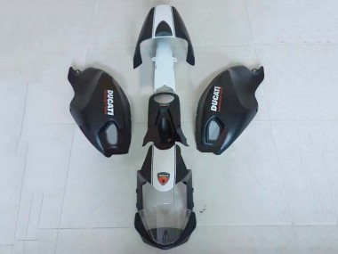 Comprar Carenados Moto Ducati Monster 696 796 1100 1100S 2008-2012 - Blanco Negro Mate