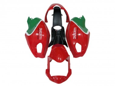 Comprar Carenados Moto Ducati Monster 696 796 1100 1100S 2008-2012 - Rojo Blanco Verde