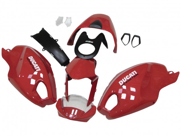 Comprar Carenados Moto Ducati Monster 696 796 1100 1100S 2008-2012 - Rojo Blanco