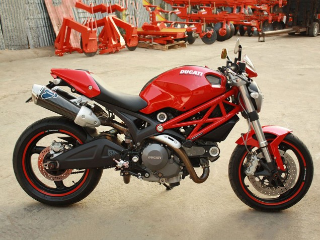 Comprar Carenados Moto Ducati Monster 696 796 1100 1100S 2008-2012 - Rojo Blanco