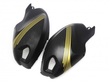 Comprar Carenados Moto Ducati Monster 696 796 1100 1100S 2008-2012 - Negro Mate Oro