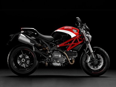 Comprar Carenados Moto Ducati Monster 696 796 1100 1100S 2008-2012 - Blanco Rojo