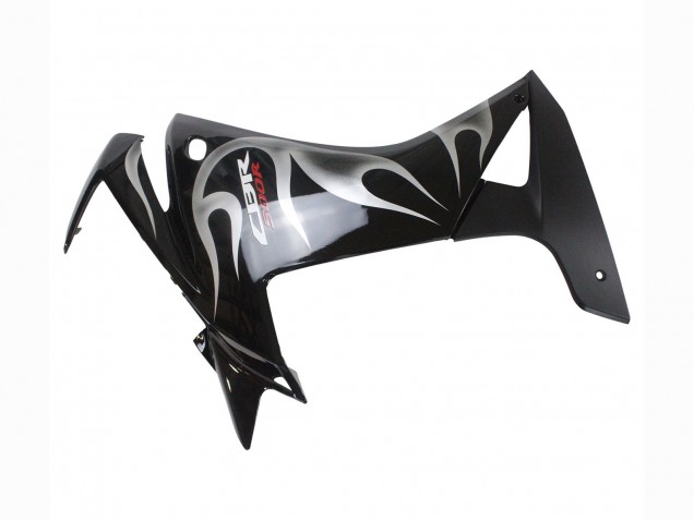 Comprar Carenados Moto Honda CBR500R 2013-2015 - Negro Brillante Plata Llama