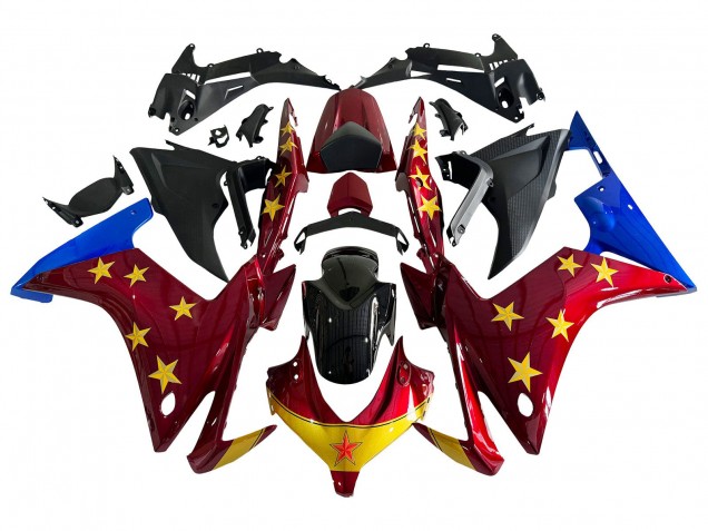 Comprar Carenados Moto Honda CBR500R 2013-2015 - Rojo Azul Amarillo Estrella