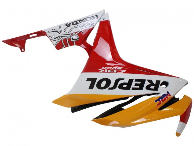 Comprar Carenados Moto Honda CBR500R 2016-2018 - Amarillo Blanco Rojo Repsol HRC