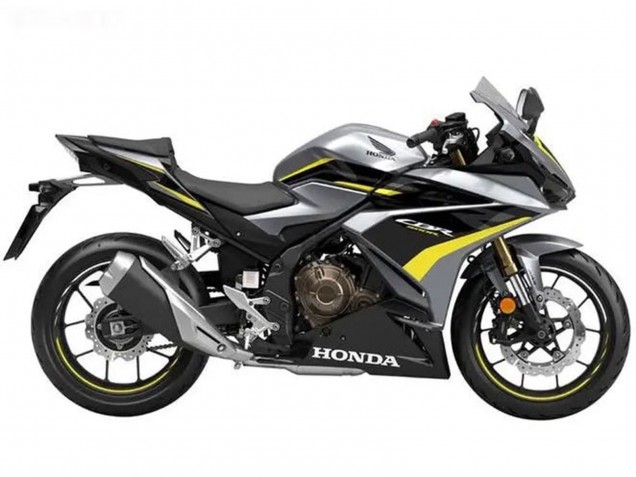 Comprar Carenados Moto Honda CBR500R 2022-2023 - Plata Amarillo Negro Brillante