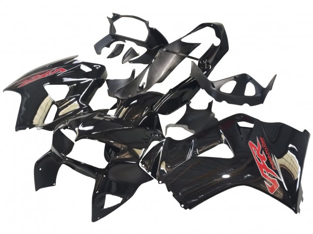 Comprar Carenados Moto Honda VFR 800 1998-2001 - Negro Brillante Rojo Calcomanía