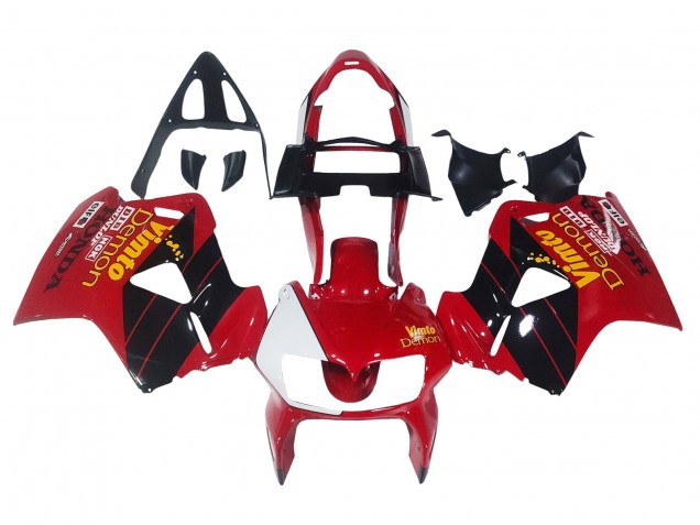 Comprar Carenados Moto Honda VFR 800 1998-2001 - Rojo Blanco Negro Brillante Vimto