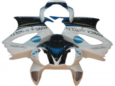 Comprar Carenados Moto Honda VFR 800 2002-2013 - Blanco Azul Negro Konica Minolta