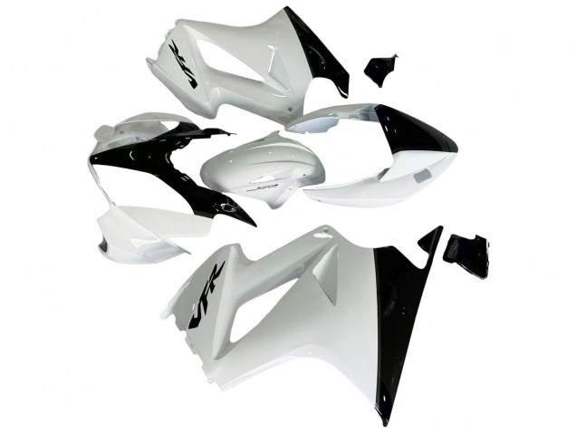 Comprar Carenados Moto Honda VFR 800 2002-2013 - Blanco Perla Negro Brillante Calcomanía