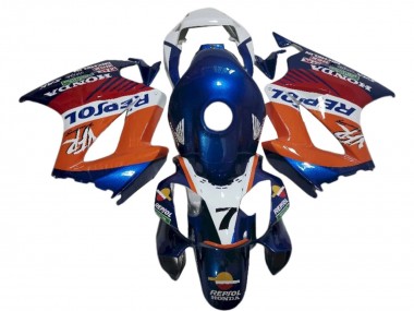 Comprar Carenados Moto Honda VFR 800 2002-2013 - Blanco Naranja Azul Repsol