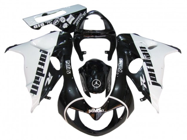Comprar Carenados Moto Suzuki TL1000R 1998-2003 - Negro Brillante Blanco Jordan