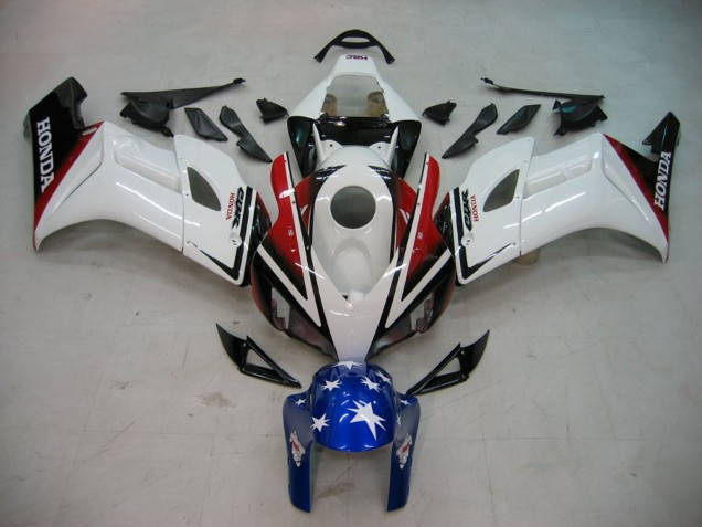 Comprar Carenados Moto Honda CBR1000RR 2004-2005 - Blanco Rojo Negro Brillante Azul Estrella