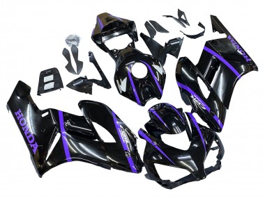 Comprar Carenados Moto Honda CBR1000RR 2004-2005 - Negro Brillante Púrpura Raya