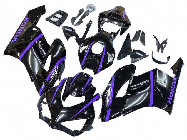 Comprar Carenados Moto Honda CBR1000RR 2004-2005 - Negro Brillante Púrpura Raya