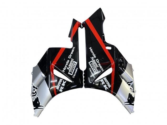 Comprar Carenados Moto Honda CBR1000RR 2004-2005 - Plata Negro Brillante Rojo Raya