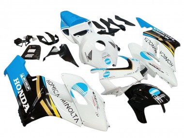 Comprar Carenados Moto Honda CBR1000RR 2004-2005 - Blanco Azul Claro Amarillo Negro Konica Minolta