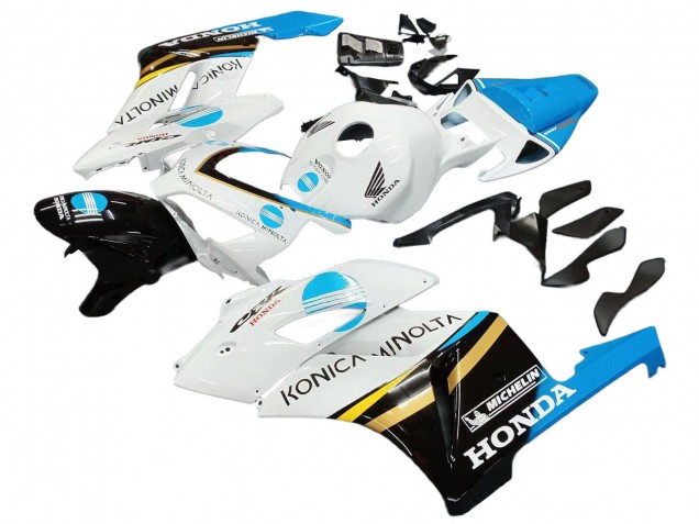 Comprar Carenados Moto Honda CBR1000RR 2004-2005 - Blanco Azul Claro Amarillo Negro Konica Minolta