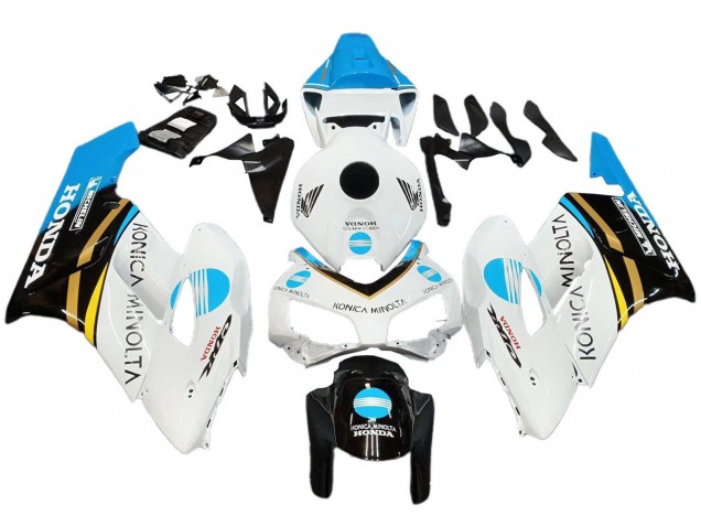 Comprar Carenados Moto Honda CBR1000RR 2004-2005 - Blanco Azul Claro Amarillo Negro Konica Minolta