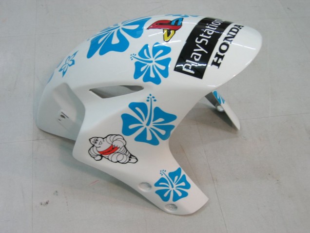 Comprar Carenados Moto Honda CBR1000RR 2004-2005 - Blanco Azul Nieve Nastro Azzurro 46