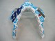 Comprar Carenados Moto Honda CBR1000RR 2004-2005 - Blanco Azul Nieve Nastro Azzurro 46