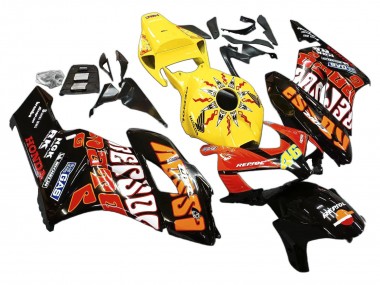 Comprar Carenados Moto Honda CBR1000RR 2004-2005 - Amarillo Naranja Negro Brillante Repsol Rossi 46