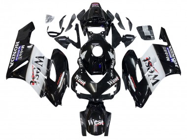 Comprar Carenados Moto Honda CBR1000RR 2004-2005 - Negro Brillante Blanco West