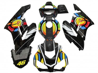 Comprar Carenados Moto Honda CBR1000RR 2004-2005 - Amarillo Azul Rojo Negro Brillante RuedaColores 46