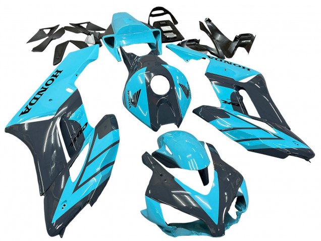 Comprar Carenados Moto Honda CBR1000RR 2004-2005 - Azul Claro Negro Brillante