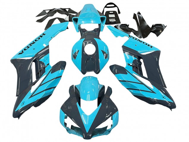 Comprar Carenados Moto Honda CBR1000RR 2004-2005 - Azul Claro Negro Brillante