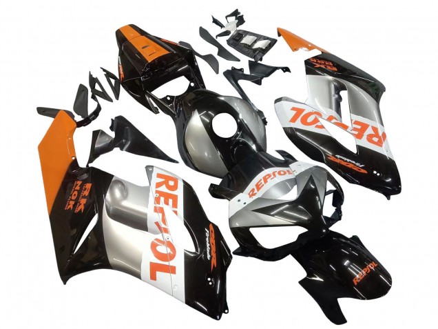 Comprar Carenados Moto Honda CBR1000RR 2004-2005 - Naranja Plata Negro Brillante Repsol