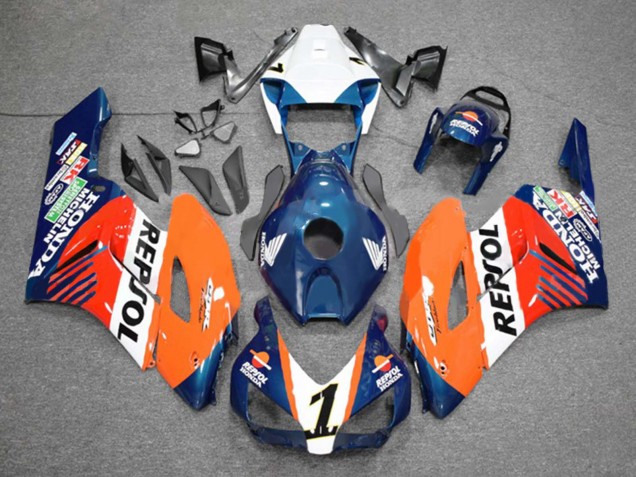 Comprar Carenados Moto Honda CBR1000RR 2004-2005 - Naranja Blanco Rojo Azul Repsol