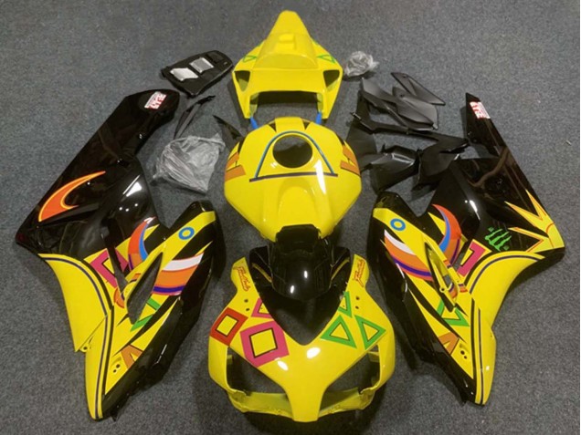 Comprar Carenados Moto Honda CBR1000RR 2004-2005 - Amarillo Negro Brillante Naranja
