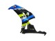 Comprar Carenados Moto Honda CBR1000RR 2006-2007 - Azul Fluorescent Verde Negro Brillante Tiburón 46