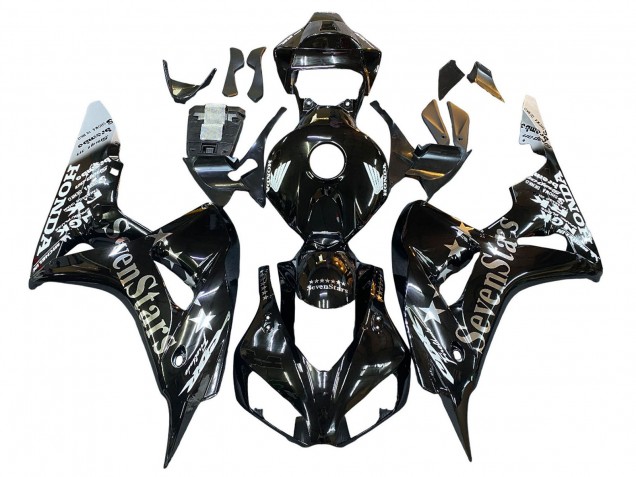 Comprar Carenados Moto Honda CBR1000RR 2006-2007 - Negro Brillante Oro SevenStars